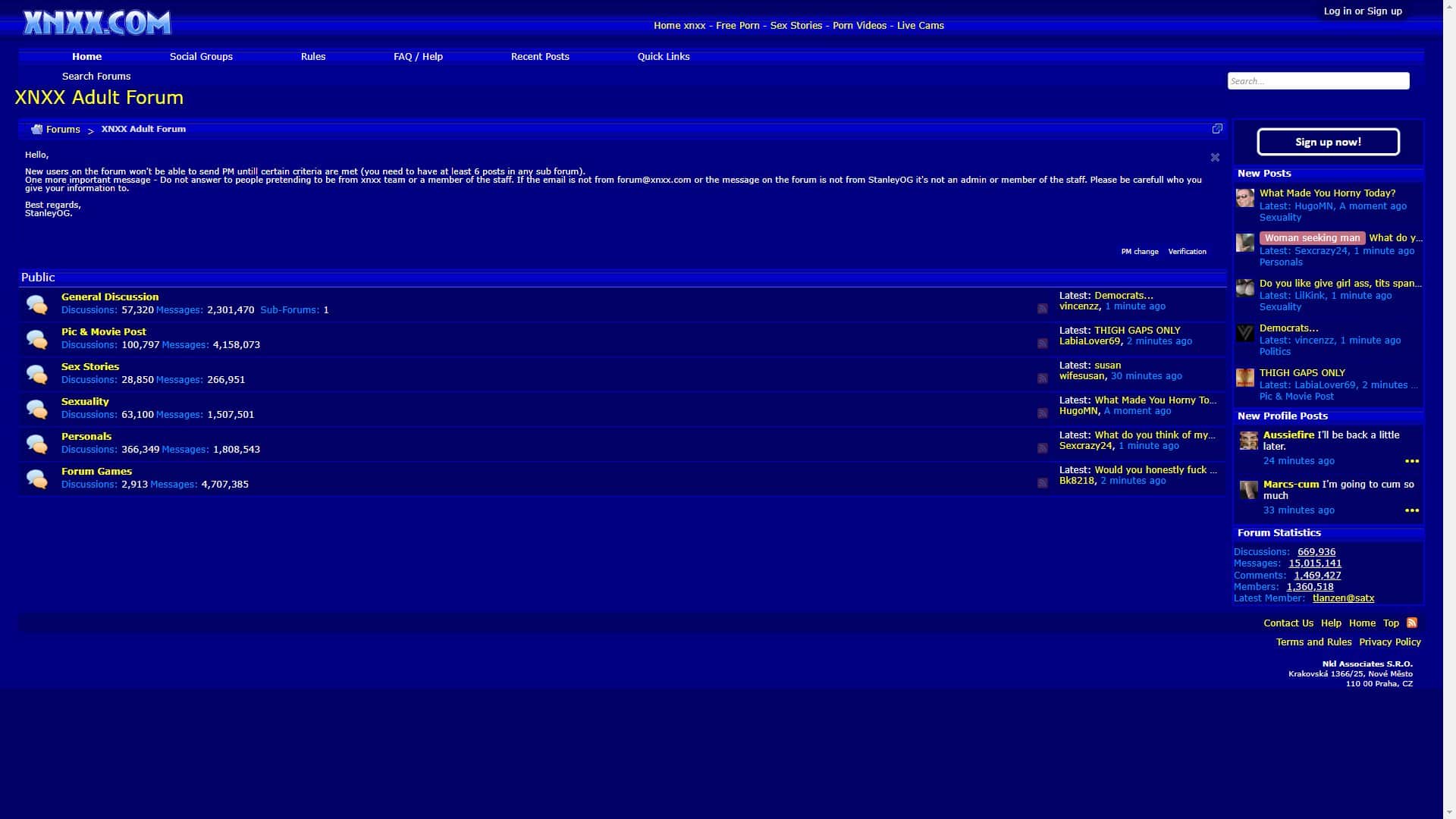 Screenshot of Xnxx Forum