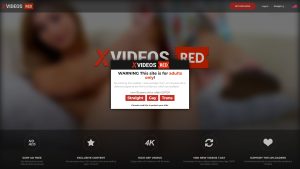 This is the : Xvideos-Red-homepage