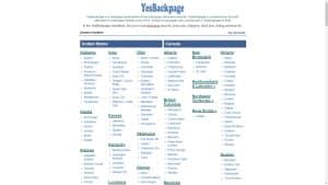 This is the : Yesbackpage-homepage