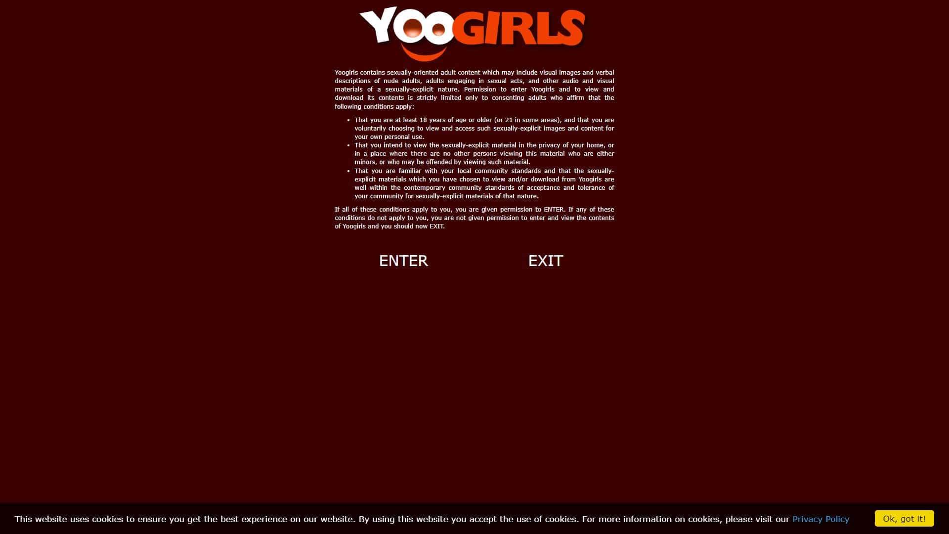 Screenshot of Yoogirls